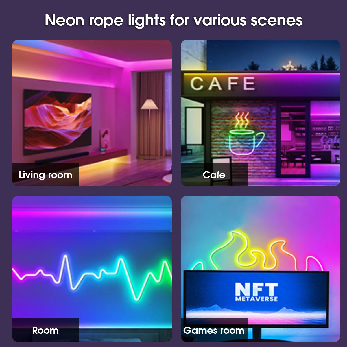 Vibrant LED Neon Rope Lights™